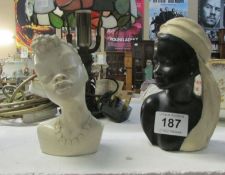 2 'Duran' Aftican busts