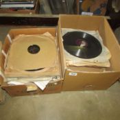 2 boxes of 78rpm records