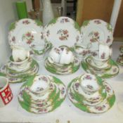 38 pieces of 'Rockingham' pattern Paragon tea ware
