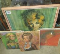 A quantity of Louis Shabney Glamour prints from 1960's