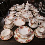 Approximately 75 pieces of Royal Albert Old Country Roses