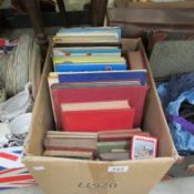 A box of children's annuals etc