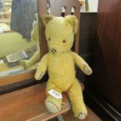 A vintage teddy bear