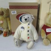 A boxed 1997 Nagano Olympic games bear by Steiff