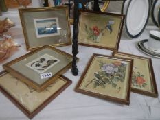 6 framed and  glazed Chinese prints