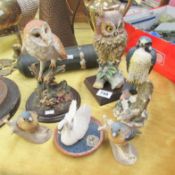 A mixed lot of bird figures including Wedgwood