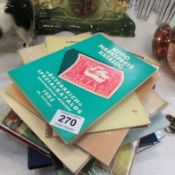 A mixed lot of books on stamps etc