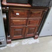 A mahogany cupboard