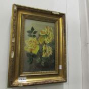 A framed and glazed oil on canvas still life signed Gladys Showell, 1900