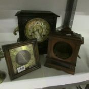 2 clocks and a clock case