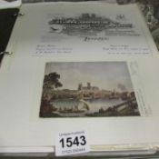 An interesting folder of Ruddock postcards with corresponding notes and postmark detail