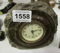 A 1930's Cornish serpentine clock