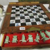 An Oriental chess set, a/f