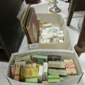 A quantity of sets of pre-war cigarette cards and other cards