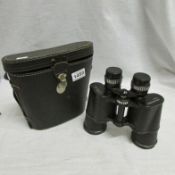 A cased pair of Hanimex 7x50 binoculars