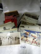A mixed lot of postcards including some Lincolnshire
