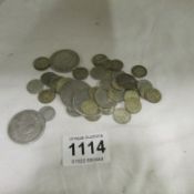 124g of pre 1920 UK silver coins including William III sixpence