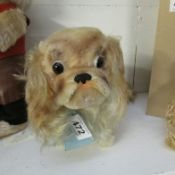 A vintage Steiff Pekinese dog