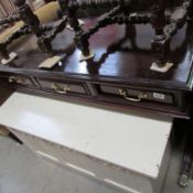 A 3 drawer writing table