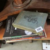 A quantity of antique reference books, auction catalogues etc