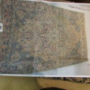 A silk rug, 200 x 122 cm