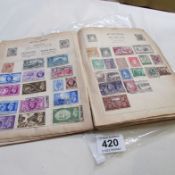 A world stamp album