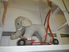 A Mobo push along elephant