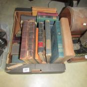 A box of old books