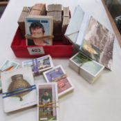 A quantity of football and cigarette cards