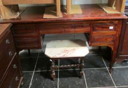 A mahogany desk