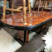 An Art Deco style dining table
