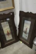 A pair of Victorian watercolours of boats, signed