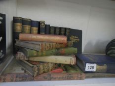 A quantity of Victorian books