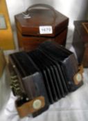 A Lachenal & Co., London cased concertina