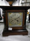 A Palladian style mantel clock