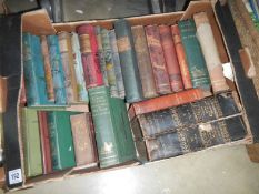 A good selection of old books, Thackery, Baker, Scott etc