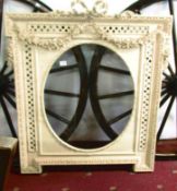 A painted Adam style picture frame