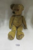 An old mohair teddy bear, a/f