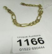 A 9ct gold bracelet, 10gms