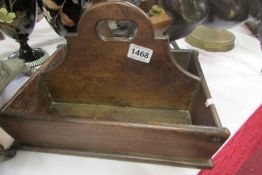 A Victorian maid's cutlery box
