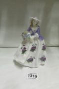 A Royal Worcester figurine 'Sweet Violet'