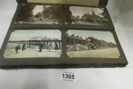 An album of old postcards