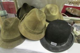 A bowler hat and 4 other