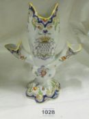 An early Delft spill vase