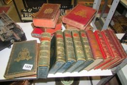 A quantity of old books including 19th century literature