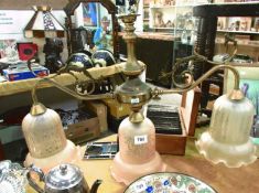 A triple Victorian gas light (converted)