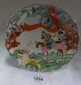 An early Japanese hand painted plate