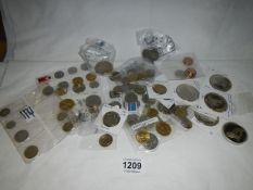 A mixed lot of collector's coins