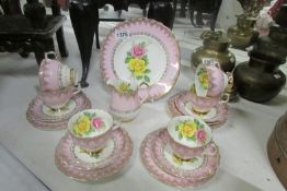19 pieces of Imperial bone china tea ware