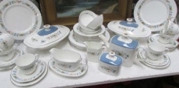 Approximately 40 pieces of Royal Doulton Pastorale tea and dinner ware